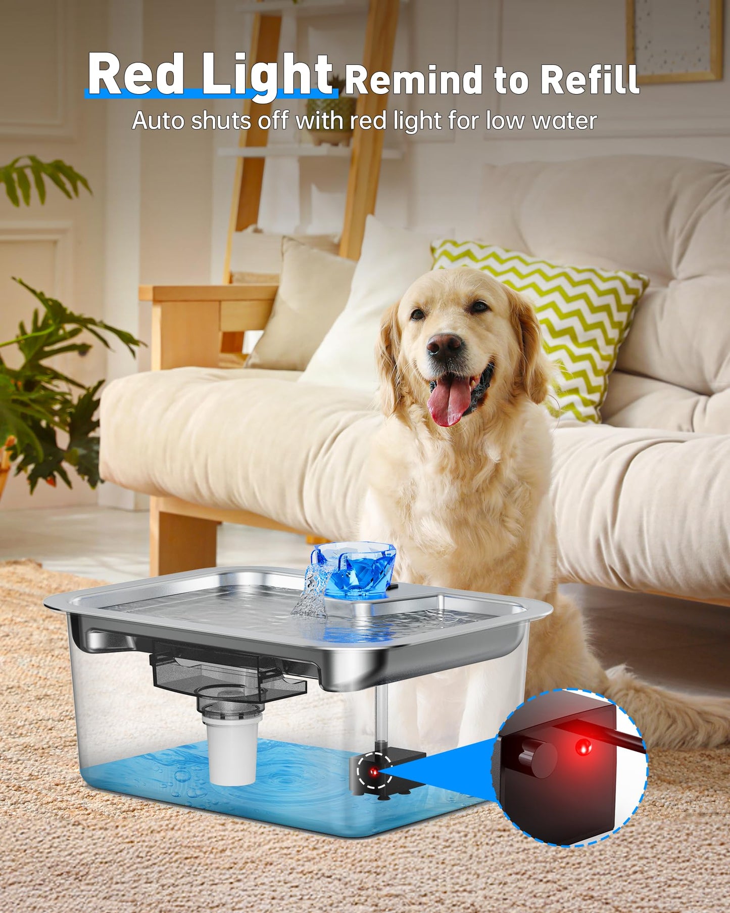 Dog Water Fountain Water Pump Replacement-3