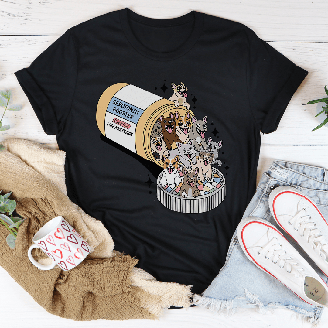 Dogs Happy Pills Tee-0